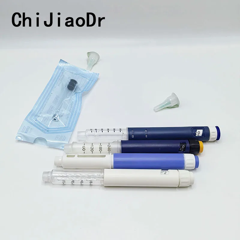 

Прозрачное окно, управляемая доза, инъекционная ручка, одноразовая 10 шт., портативный гормон роста, регулируемая ручка для инъекций дозы