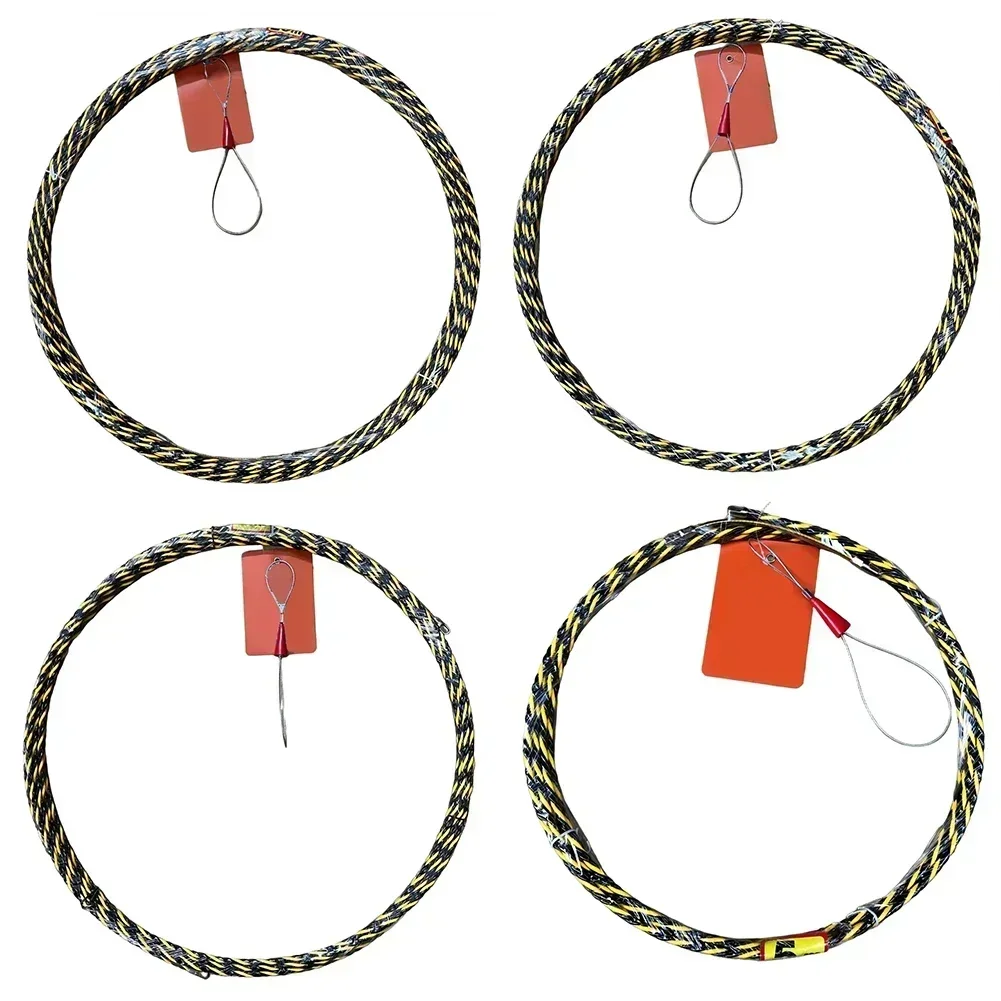 1pc Wire Threading Device 5/10/15/20M Spring High Elasticity Rope Pulling Device Electrician Wire Cable Puller Needle Threader