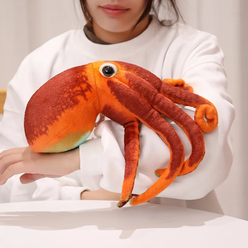 30/55cm Real Life Octopus Doll Plush Toy Pillow Sea Bottom Sea Animal Doll Realistic Gift