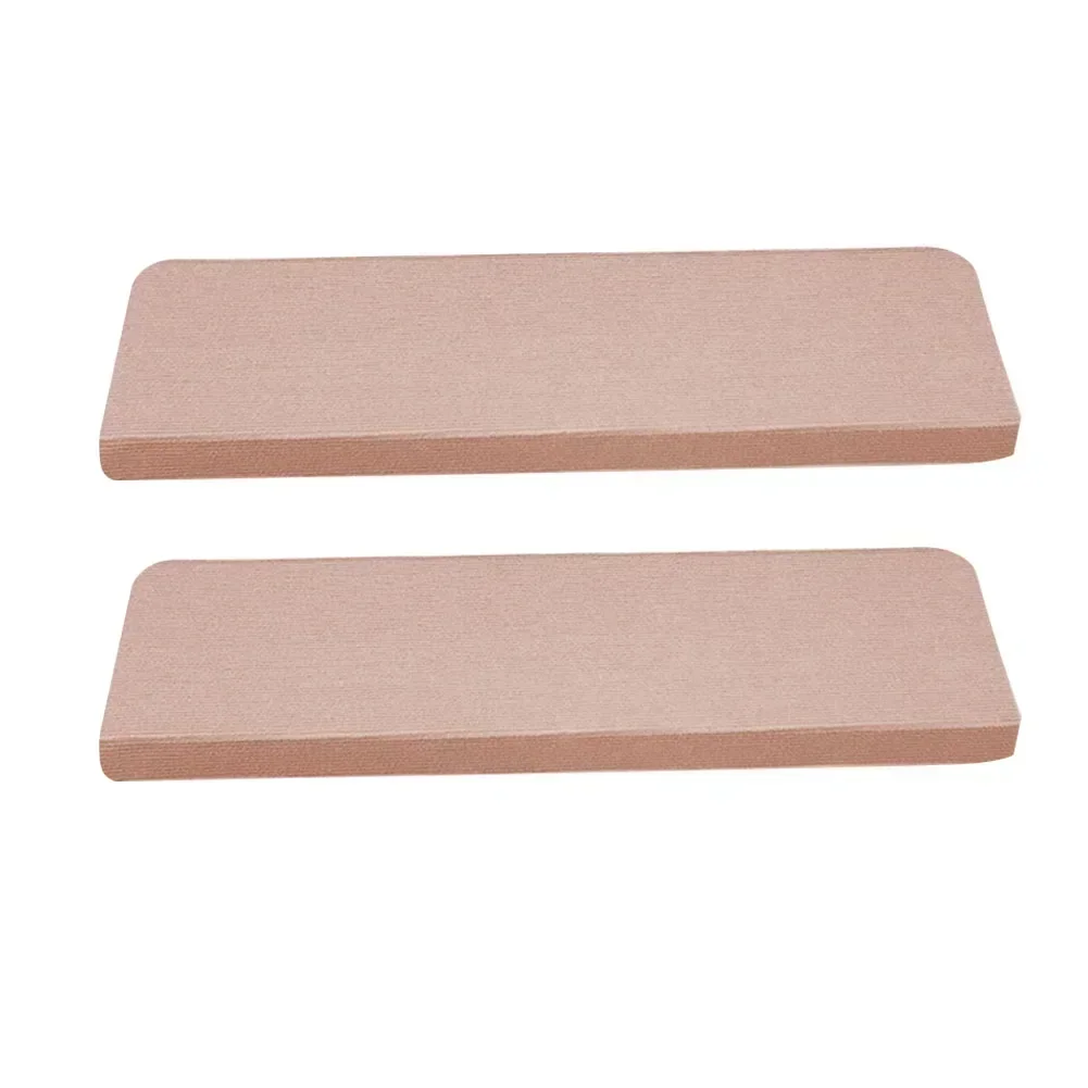 2pcs Stair Tread Carpet Mats Self-adhesive Floor Mat Door Mat Step Staircase Non Slip Pad Protection Cover Pads Home Decoration