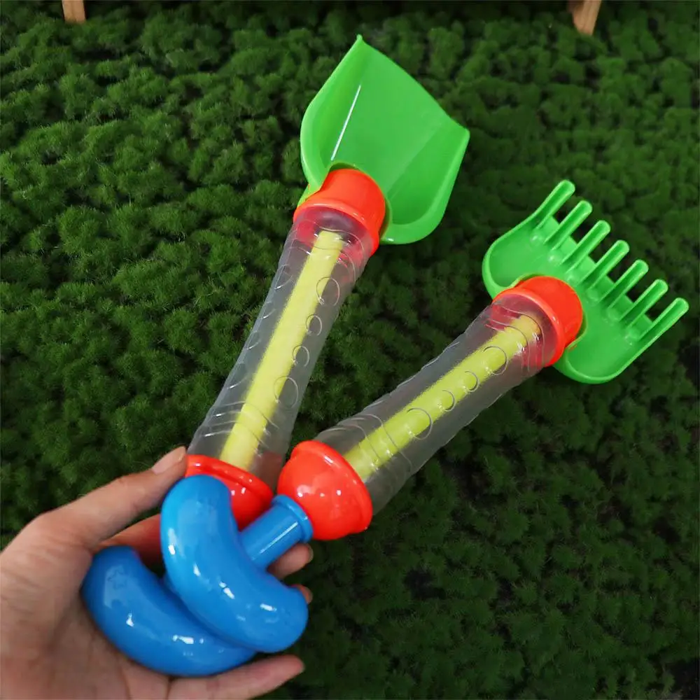 Plastica Battaglie d'acqua Giocattoli da spiaggia Pale Spruzzo d'acqua portatile Giocattoli Doccia Interattiva Cartoon Tirando Tipo Sprinkler Estate