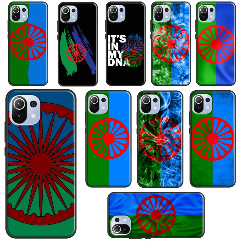 Gypsy Romani Roma Flag Case For POCO F3 F2 F1 M3 M4 X4 GT X3 Pro Phone Cover For Xiaomi 12 10T 11T Pro Mi 11 Lite