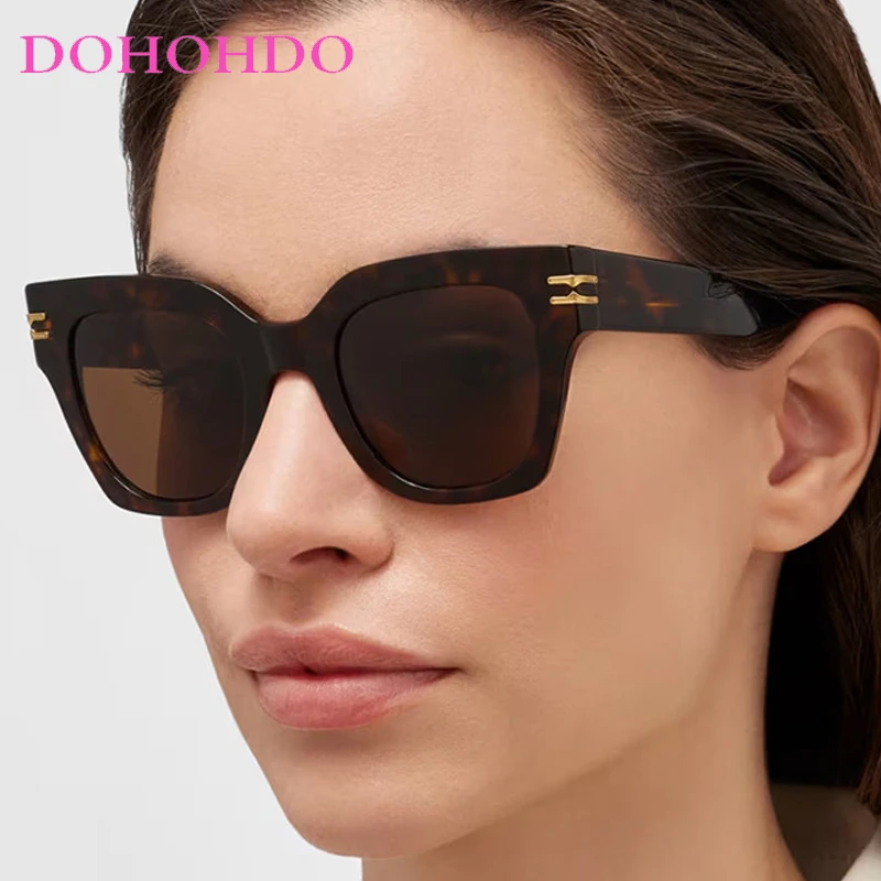 

Trendy High Quality Rivets Square Sunglasses Women Luxury Fashion Vintage Men Glasses Travel Driving Shades UV400 Gafas De Sol