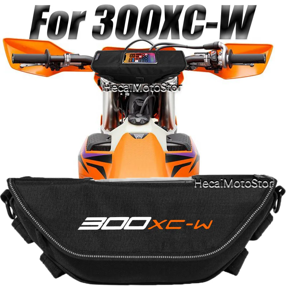 

For 300XC-W 300xc-w 300xc w Motorcycle accessory Waterproof And Dustproof Handlebar Storage Bag navigation bag