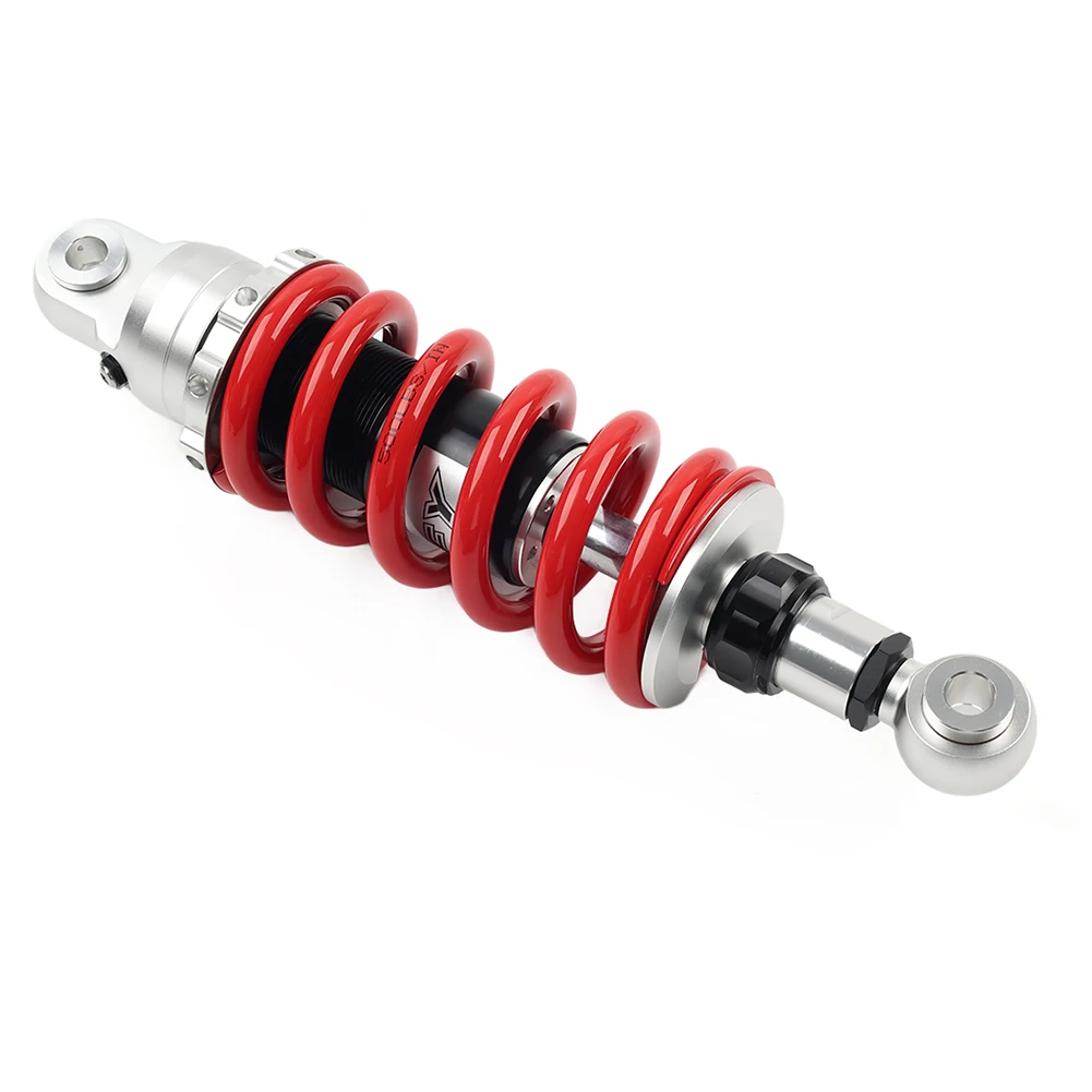 Motorcycle 285mm Shock Suspension Absorber 10mm Spring For Universal For BMW For Suzuki For Yamaha Aluminum Red