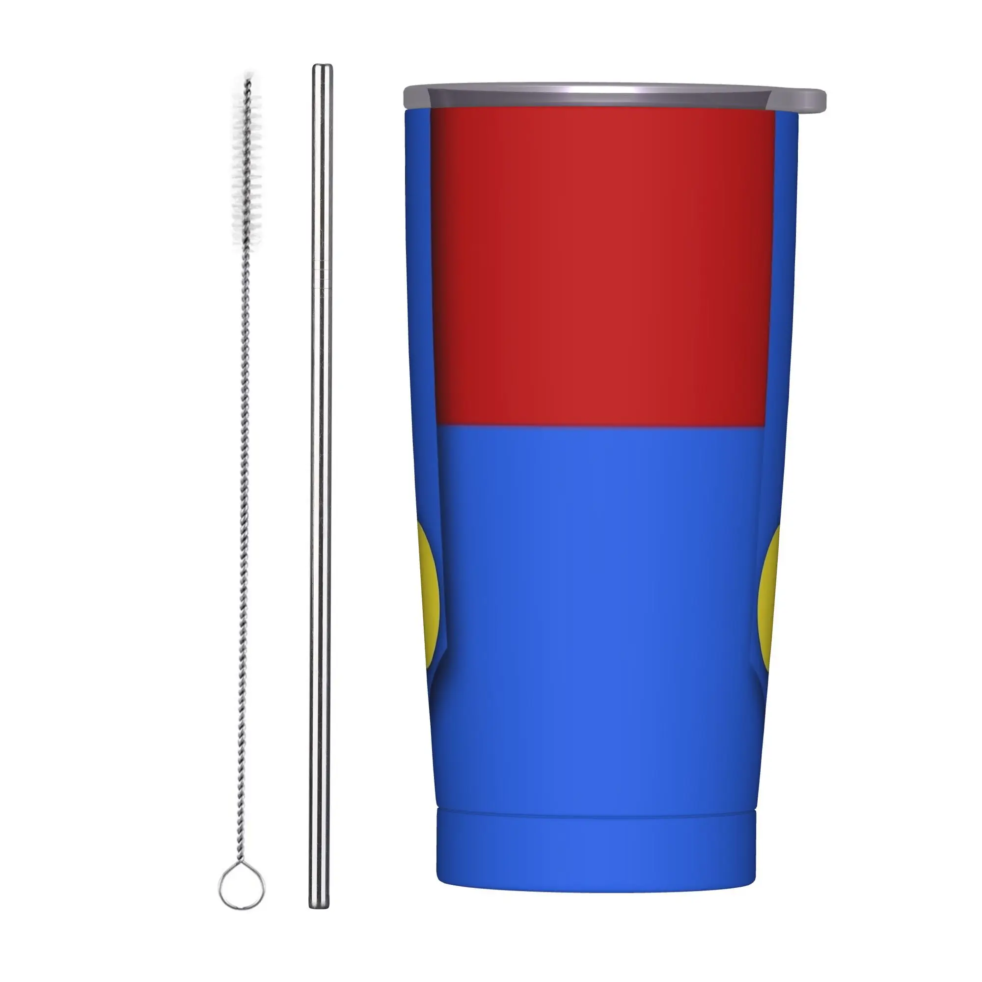 

Cartoon Super Marios Tumbler Vacuum Insulated Coffee Cups with Lid Straw Travel Outdoor Mugs Water Bottle
