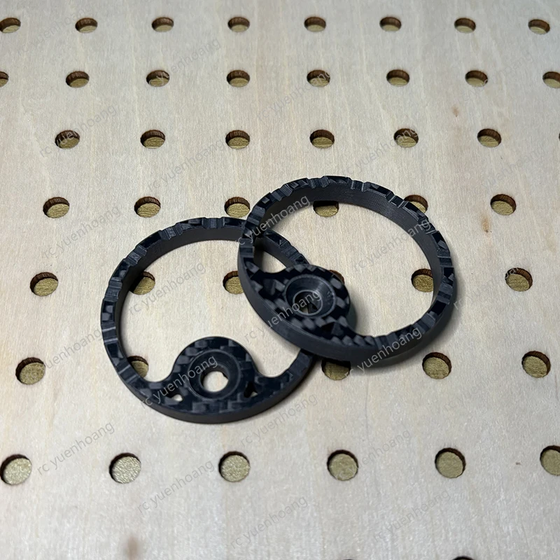 1Set Carbon Fiber Parking Plate Anti‑Unfold Stopper Disc For Brompton Folding Bike Frame Light‑weight Modified Lock Stopper