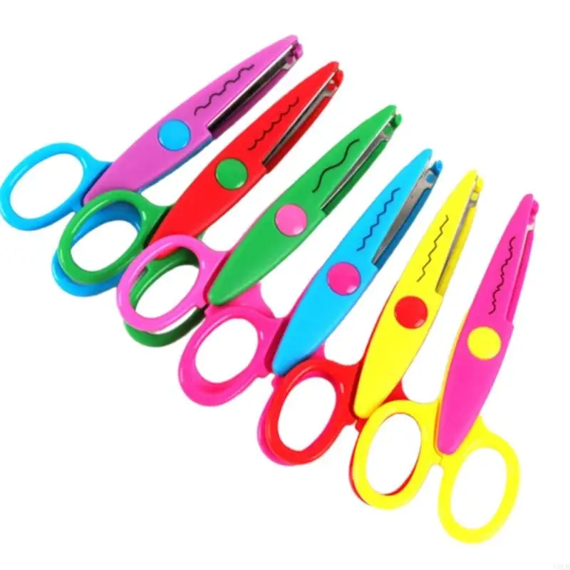 Y5lb 6pcs Kid Craft Scissors Дети.