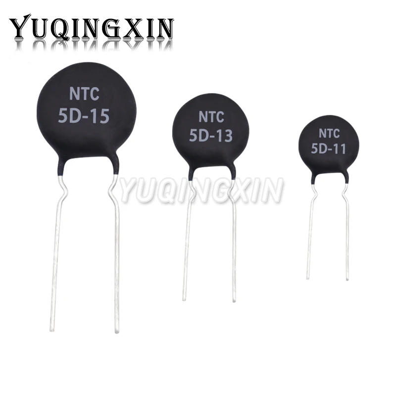 10pcs Thermal Resistor NTC 3D-9 5D-9 5D-11 5D-15 8D-11 8D-20 10D-7 10D-9 10D-11 10D-13 10D-15 10D-20 20D-20 33D-7 47D-15 50D-9