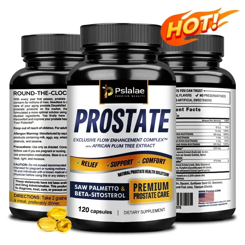 

Prostate - Men's Prostate Health, Hair Growth, Urinary Tract Health, Frequent Urination