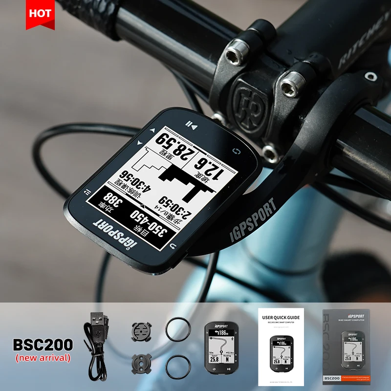 iGPSPORT BSC200 BSC 200C BSC100S GPS Bike Computer Portuguese ANT+ Cycling Waterproof Bicycle Route Navigation Wireless Odometer