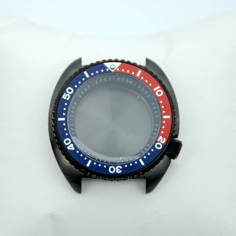 

45mm sapphire 316 stainless steel mechanical case suitable for NH35/NH36/NH38