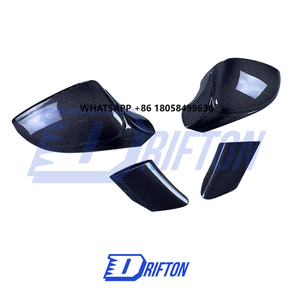 

Dry Carbon Fiber Mirror Cover (replacement) for Ferrari 488