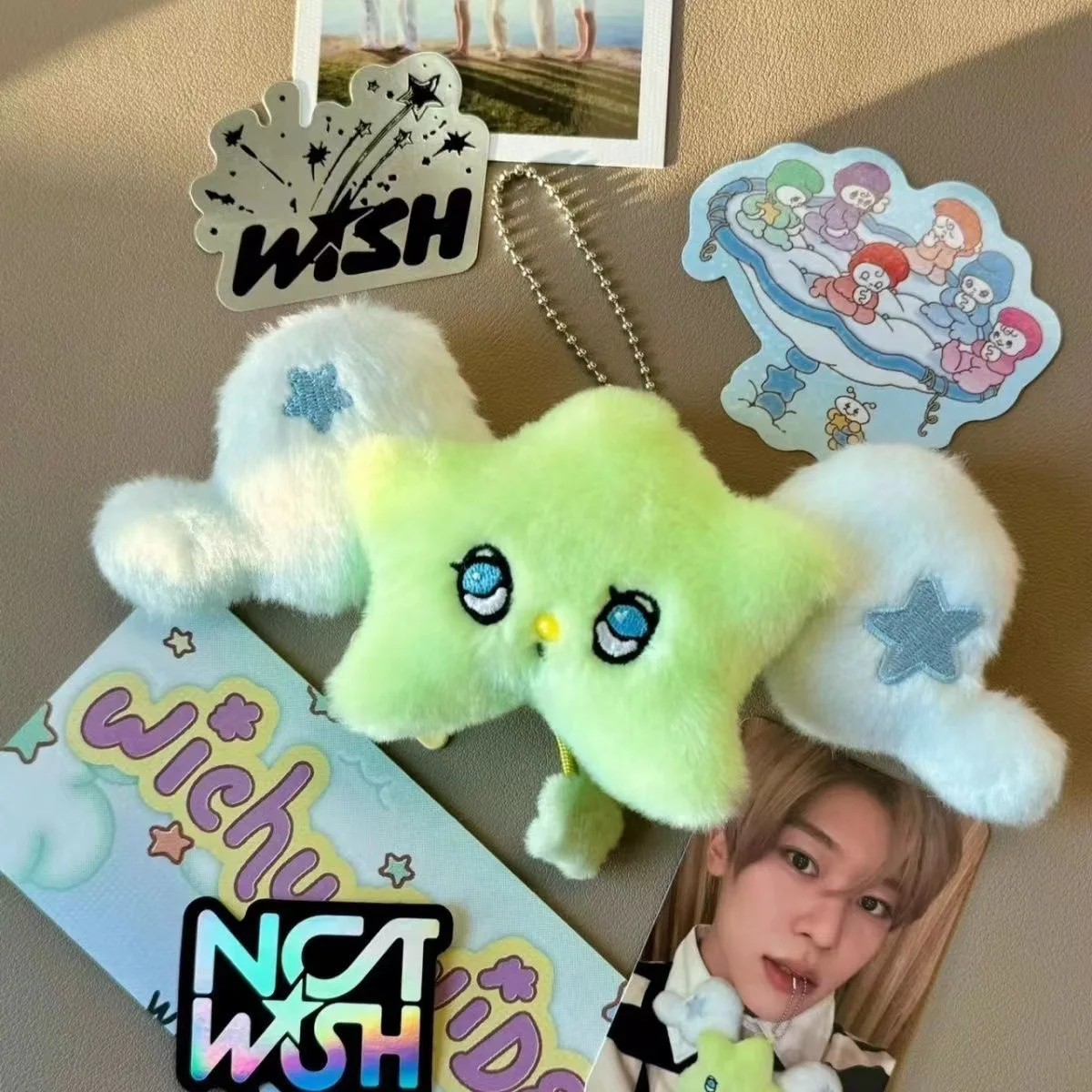 Wish Plush Keychain NCT SION RIKU YUSHI JAEHEE RYO SAKUYA Album Keyring Cute Bag Pendant Student Gift