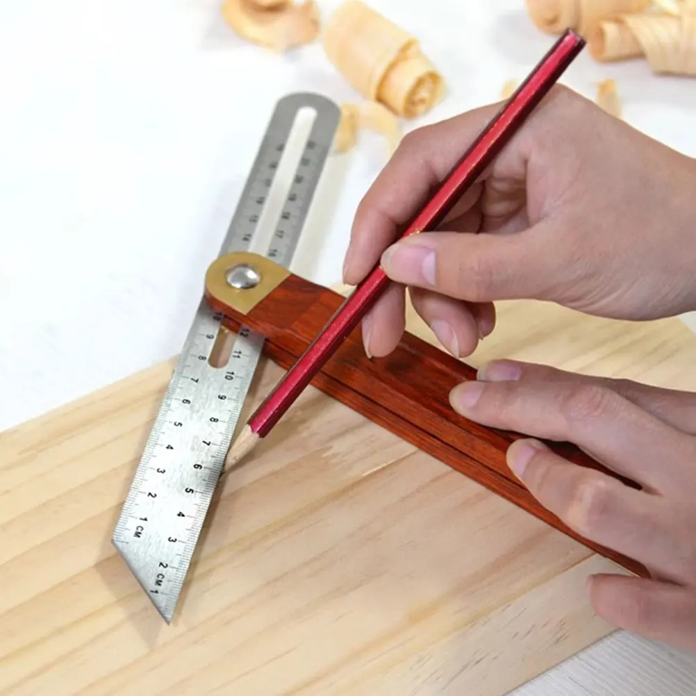 

1pcs Multi Angle Measuring Ruler High Precision 360 Degree Adjustable Woodworking Protractor Swing Angle Folding