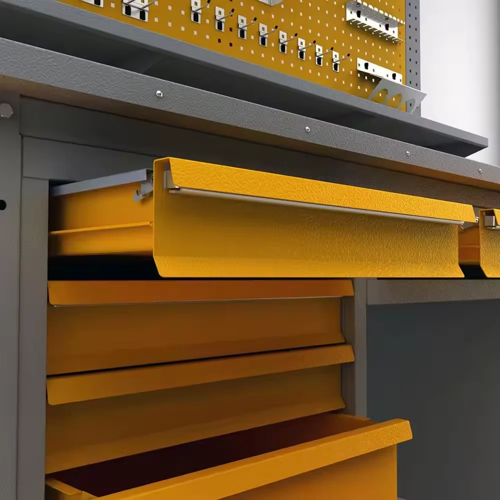 Modern Design Workbench Moveable Free Combination Drawers Plate Mesh Board Tool Hand Storage Cabinet