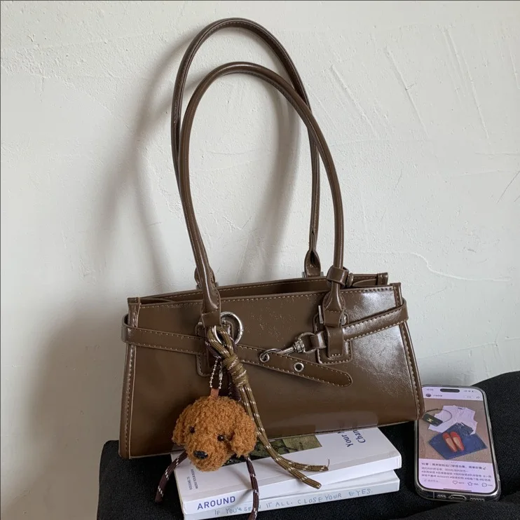 

New Simple Designer Luxury Tote Bag for Women Crossbody Shoulder Bag Retro Style Commute Handbag High Quality Fashion Bags