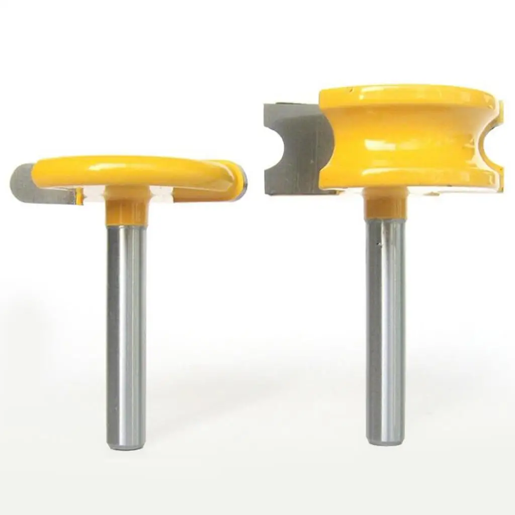 Anti Kickback Canoe Joint Router Bit Flute and Bead Wood Milling Cutter for Plywood Softwood Hardwood