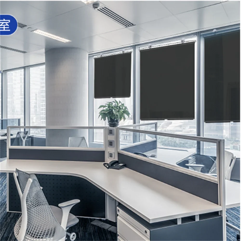 Roller Blinds Sunshade Suction Cup Punch-free Retractable Blackout Curtain Car Bedroom Kitchen Office Window Sun-shading Curtain