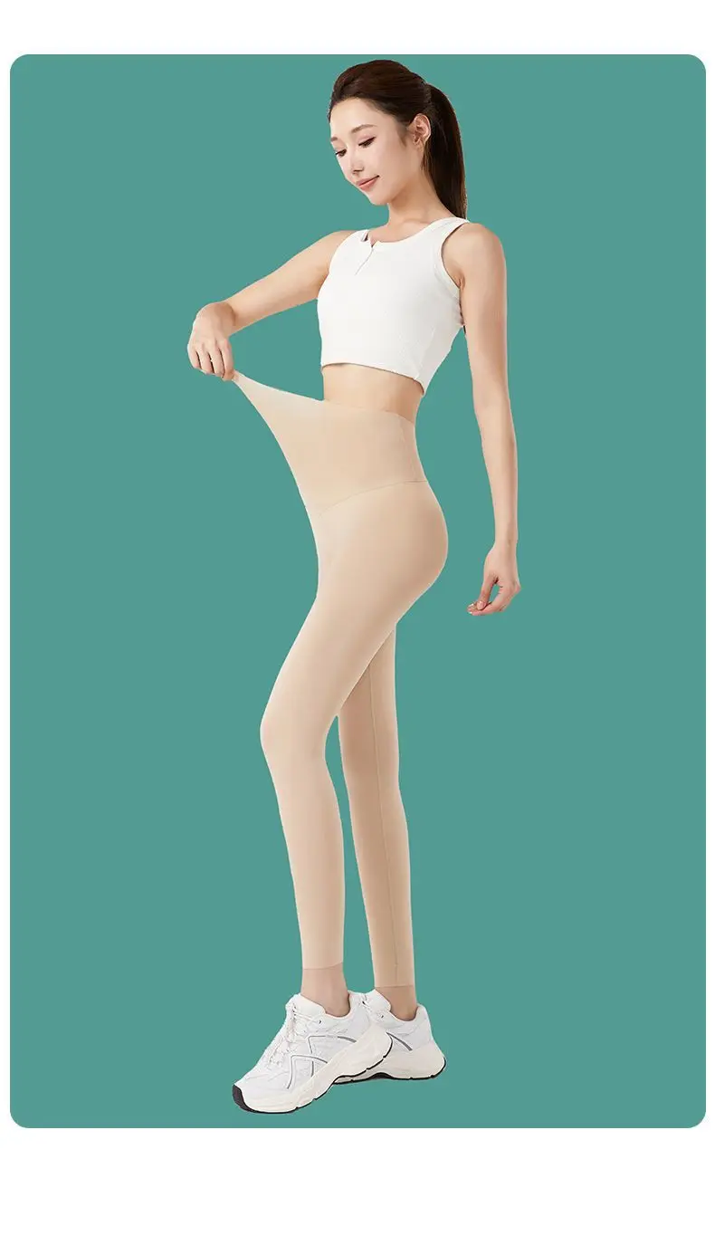 

Женские леггинсы с молнией сзади, расклешенные ноги, бесшовные стильные длинные брюки в рубчик с высокой талией, удобная трикотажная ткань, красочная