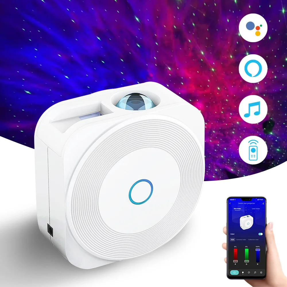 Galaxy Projector Light Tuya Smart Life Smart Star Projector APP Work With Alexa Google Home Colorful Starry Sky LED Night Light