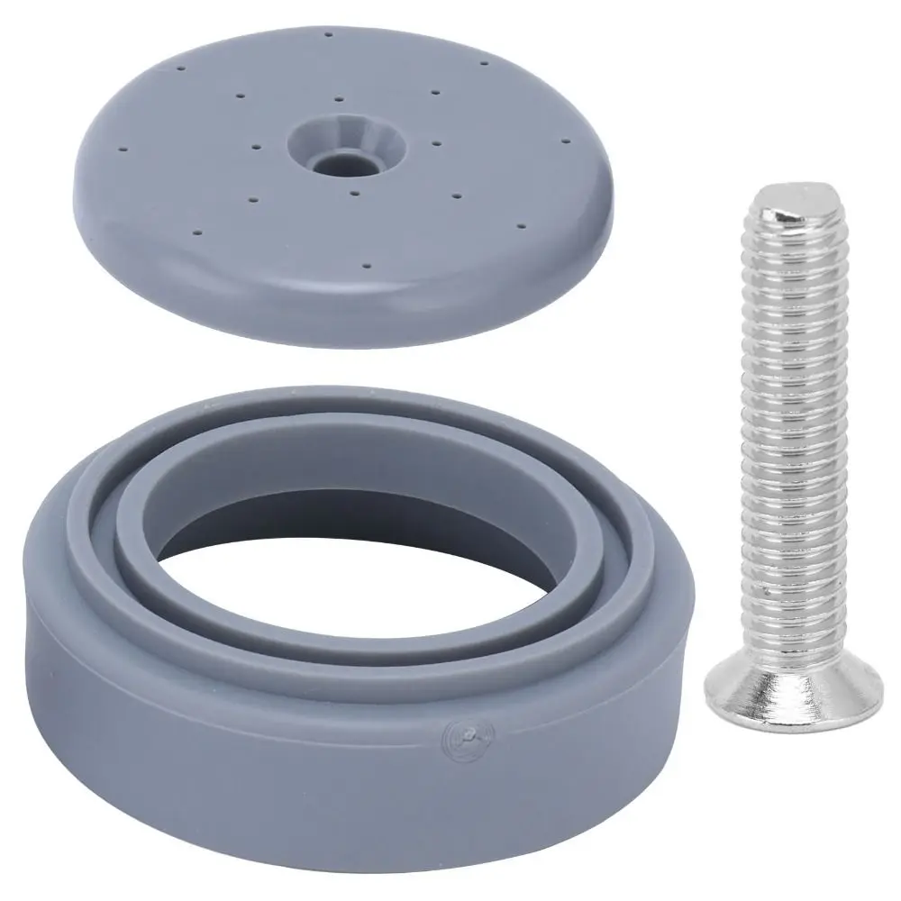 Black/Grey Spray Valve Repair Kit Plastic Spray Face & Head Ring Pre-rinse Spray Face Bumper & Screw Easy Installation