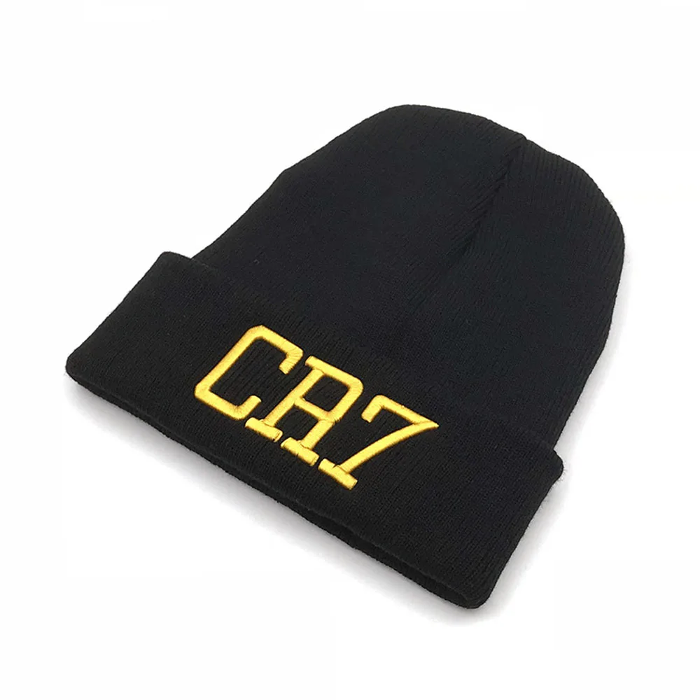 CR7 Beanies Knit Cap Winter Caps Skullies Bonnet Cristiano Ronaldo Winter Hats For Men Women Beanie Outdoor Sports Keep Warm Cap