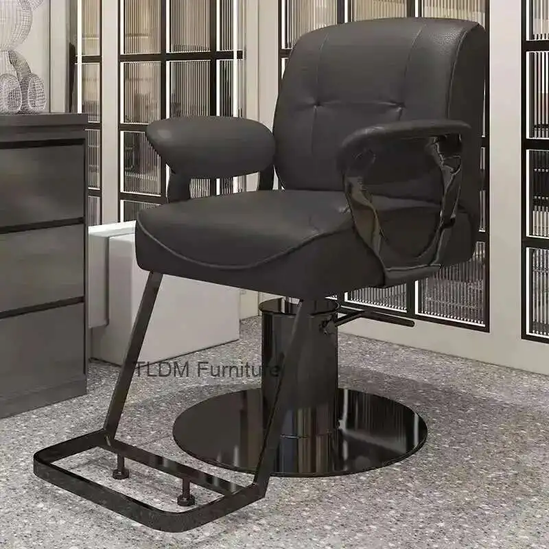 

Beauty Trendy Barber Chairs Comfortable Ergonomic Simple Elegant Salon Chair Modern Nordic Sillon Para Barberia Salon Furniture