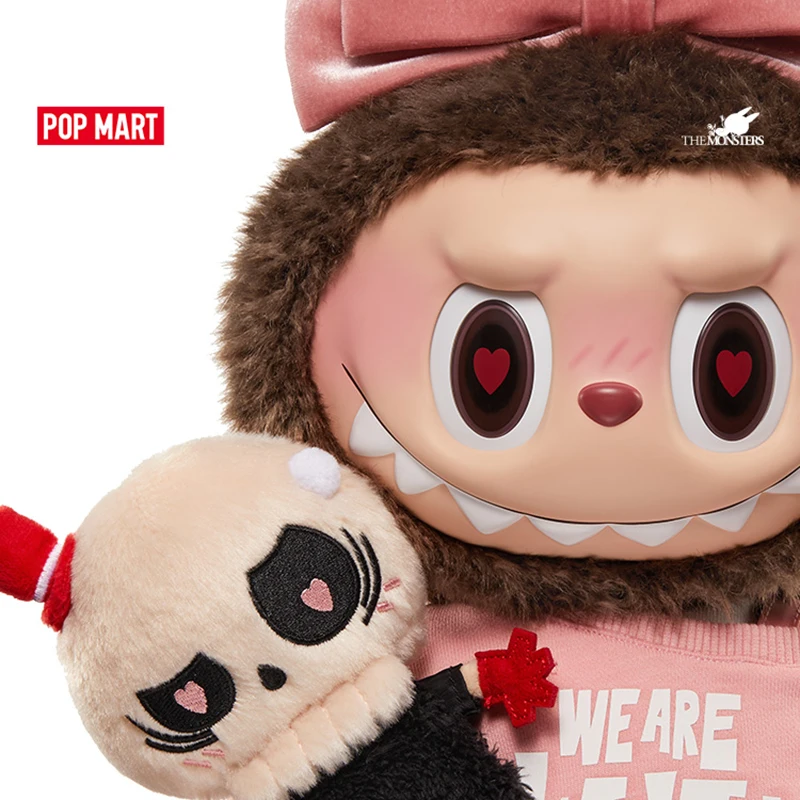 POPMART THE MONSTERS Catch Me If You Like Me Series Enamel Doll Gift Box Cute Anime Figure Desktop Ornaments Collection Gift