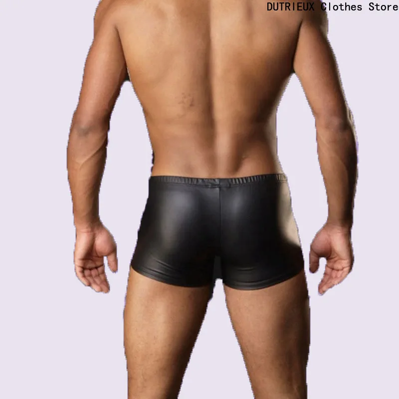 

【Star DJ's Style 】Мини-шорты для вечеринок, ночных клубов и баров, мужские сексуальные узкие золотые шорты из лакированной кожи, брюки