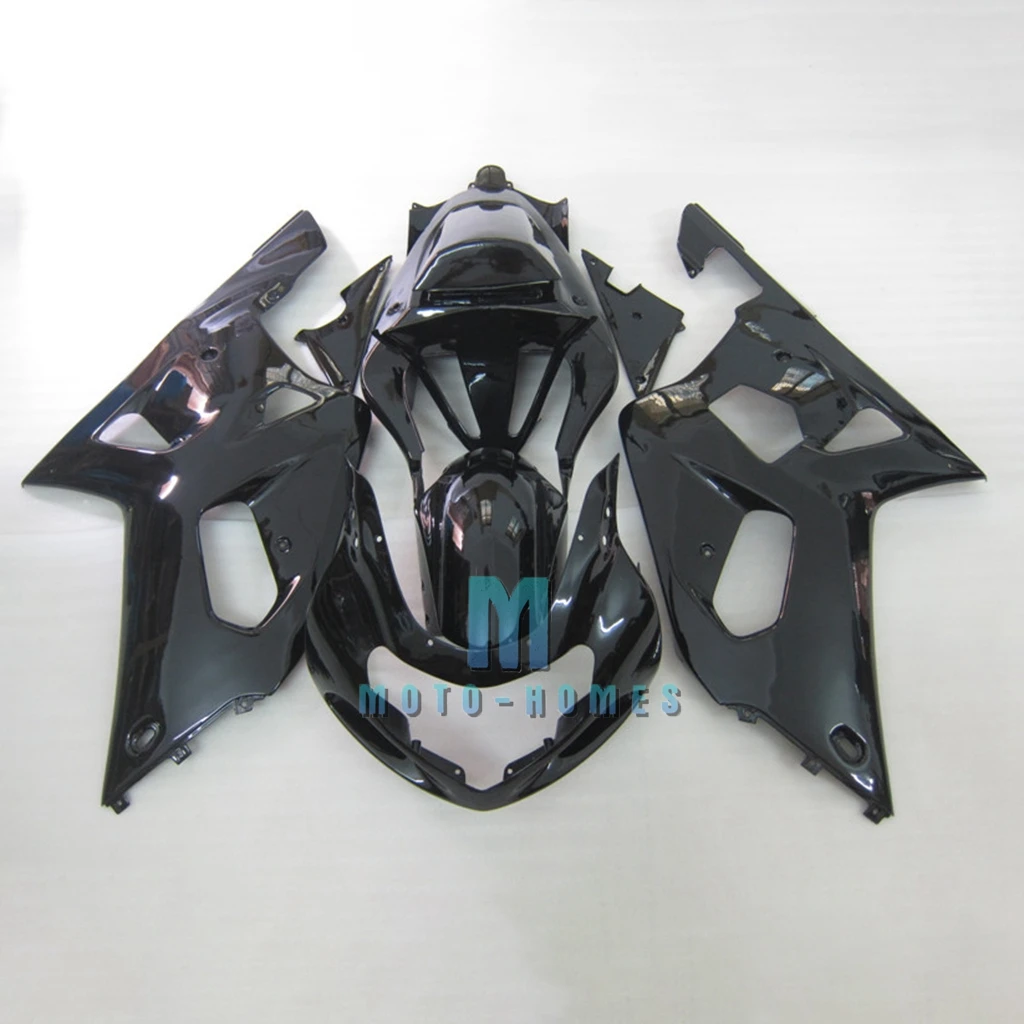 Chinese Fairing Set for K1 SUZUKI GSXR 600 GSXR750 2001 2002 2003 01 02 03 100% Injection Mold Road Sport Bodywork Glossy Black