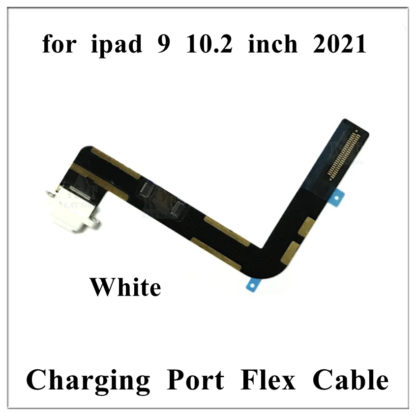 1Pcs For iPad 9 9th 2021 10.2 Inch Charger Charging Port Connector Plug Dock Flex Cable A2602 A2603 A2604 A2605 Replacement Part