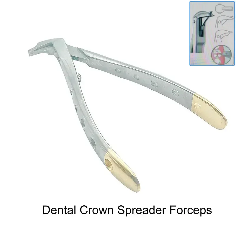 

1Pc Dental Orthodontics Crown Spreader Forceps Tooth Crown Remover Plier Dentist Tools