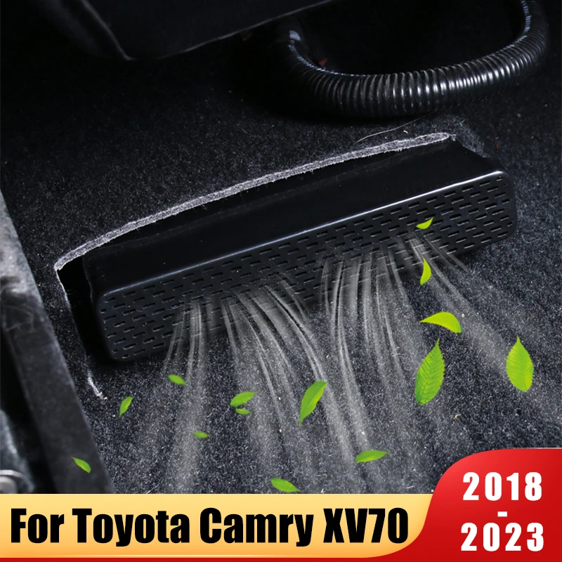 

For Toyota Camry XV70 8th 2018-2020 2021 2022 2023 Car Under Seat Air Conditioning Outlet Vent Protective Cover Trim Accessories