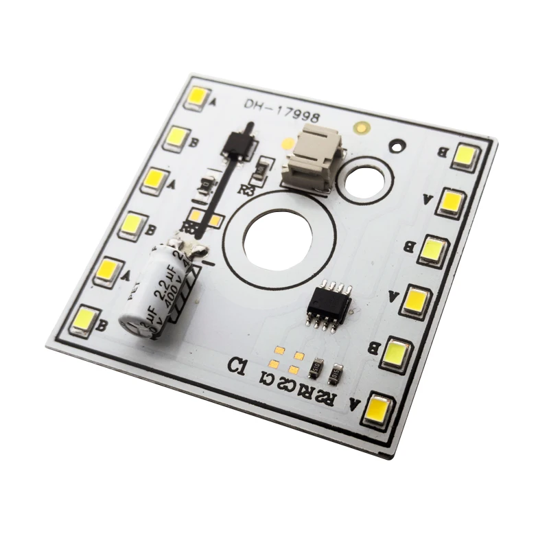 

Светодиодный чип-лампа 6 Вт с интеллектуальным IC-чипом, естественный белый свет, для самостоятельной сборки, без драйвера, для светодиодных встраиваемых светильников и точечных светильников, AC 220-240 В