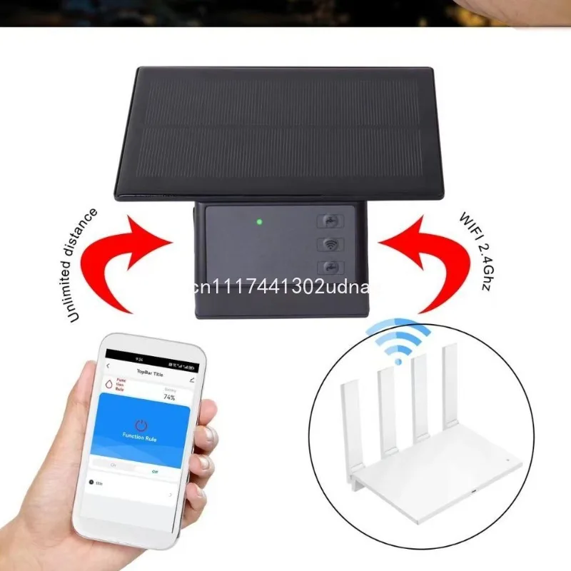 WiFi Smart Automatic Plant Watering Device, Mobile Phone Remote Control Timed Irrigation Watering System for Home Garden