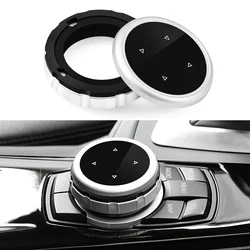 Fit For BMW 1 3 5 7 Series X1 X3 F25 X5 E70 X6 E71 F30 F10 F07 E90 F11 E92 F20 Car Multimedia Buttons Cover iDrive Stickers