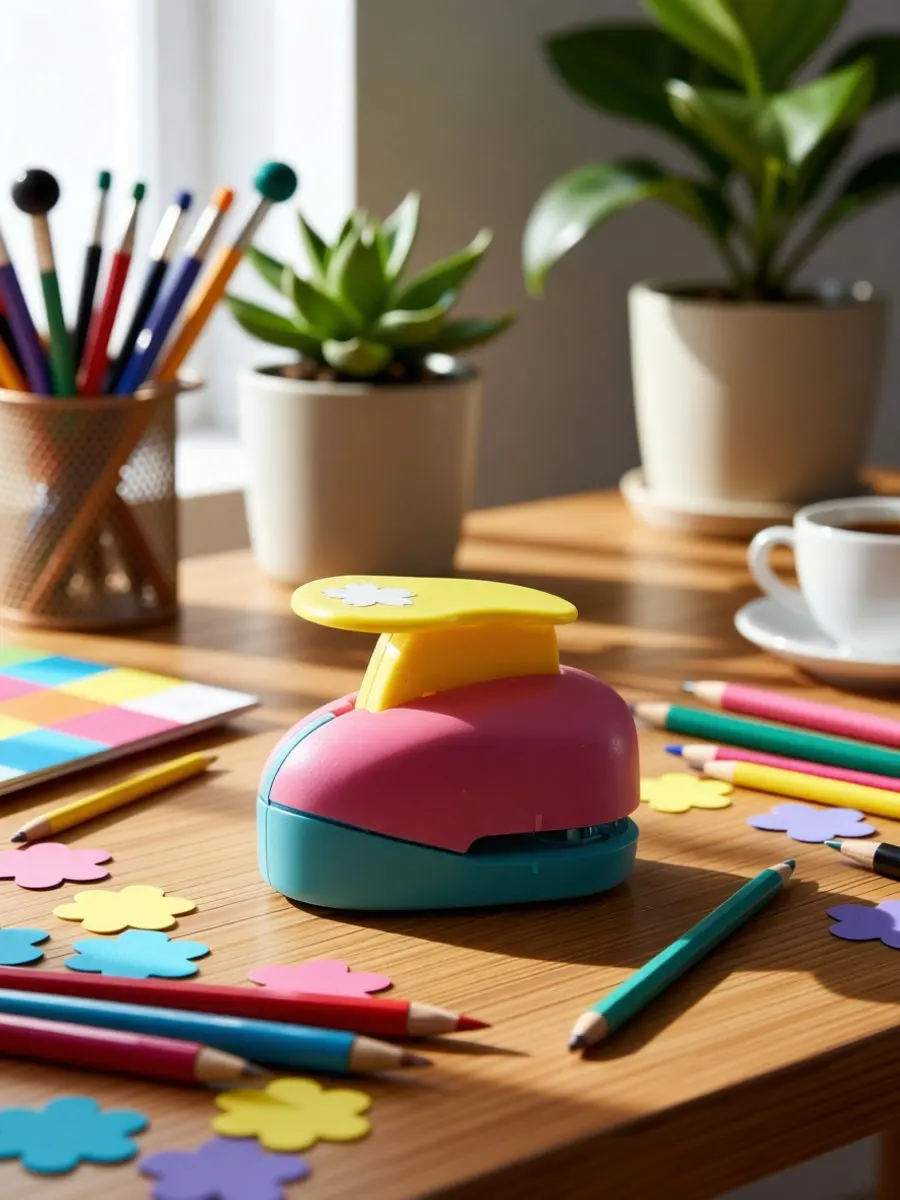 Paper Punch DIY Crafts Unique Scrapbooking Hole Puncher Clean Cuts for Art Projects Card Making Scrapbook Paper Punch