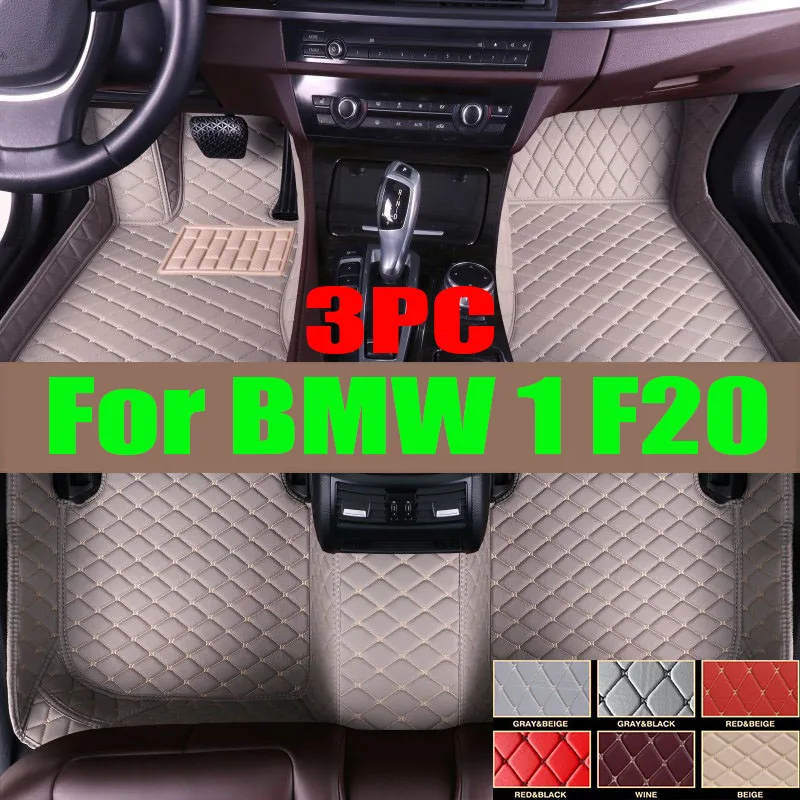 

Car Floor Mats For BMW 1 F20 116i 118i (Four Doors) 2012 2013-15 2016 2017 2018 Auto Foot Pads Carpet Cover Interior trunk mat