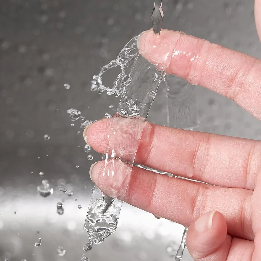 1 2in 10ft fita dupla face resistente acrílico pegajoso fita de montagem claro removível forte adesivo dupla face para sinal foto p