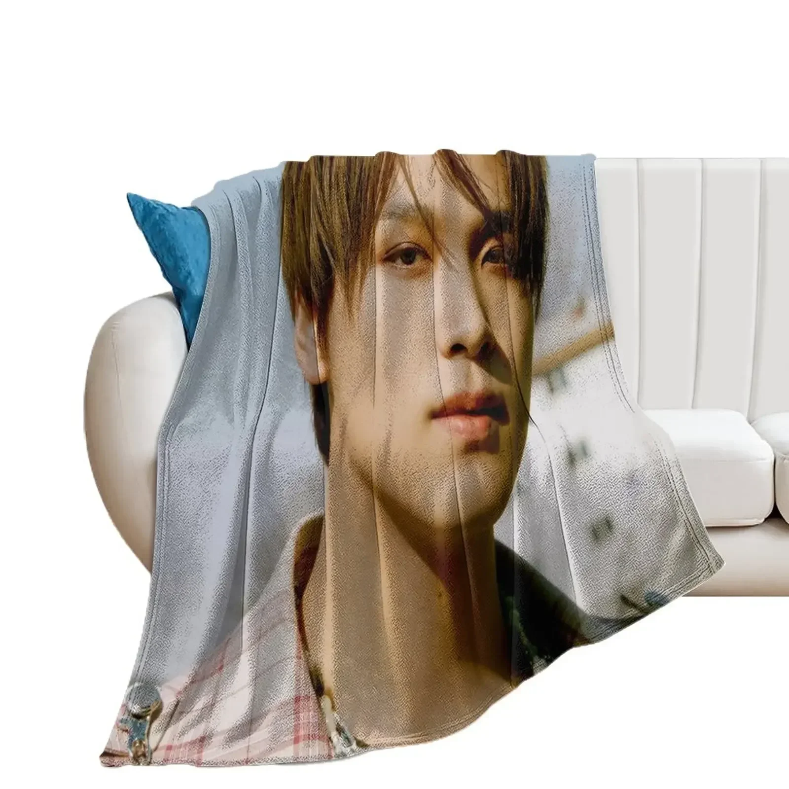 haechan Throw Blanket Polar Large manga Comforter Blankets