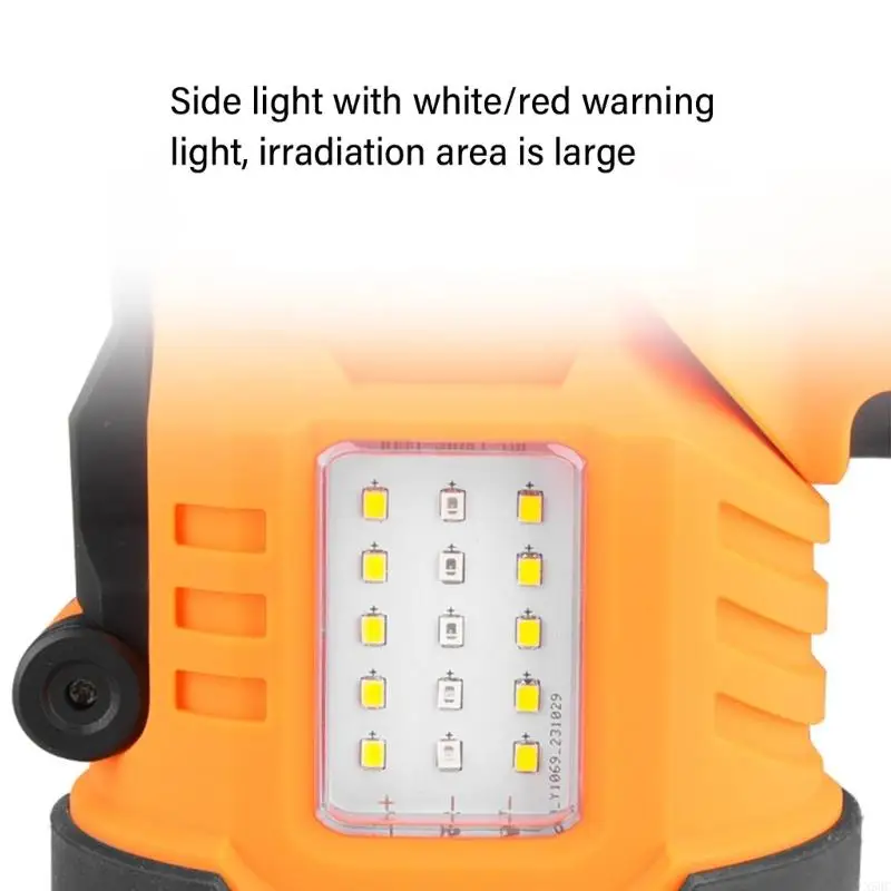Flashlight a LED LUMEN alto lume N58C, USB C ricaricabile, per avventure all'aperto