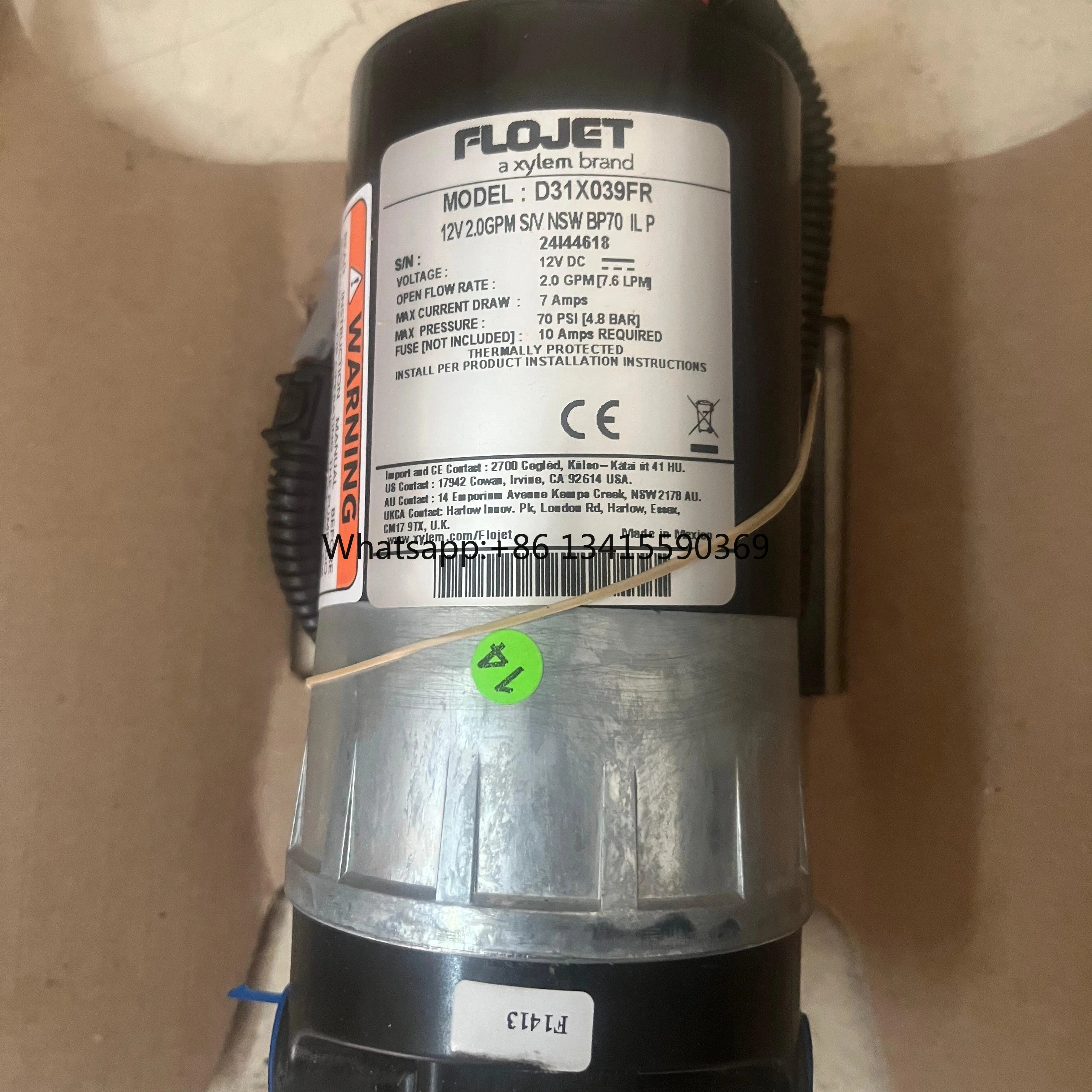 

"Innovative Flojet 02100760 Water Pump Optimized for Seamless Operation in Diverse Applications"