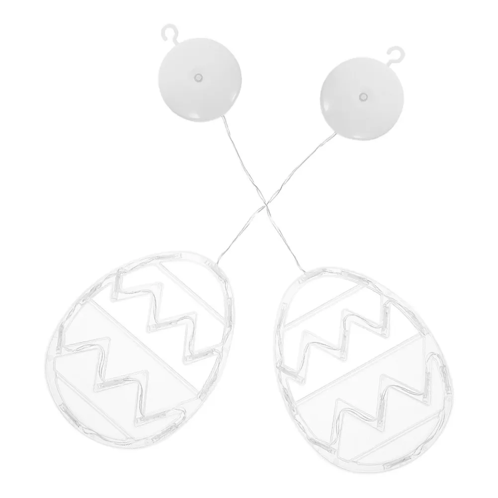 

2 шт. светильников в форме яйца с мягким освещением, на присосках, гирлянда для декора стен и комнаты на Пасху, пасхальный декор для стен