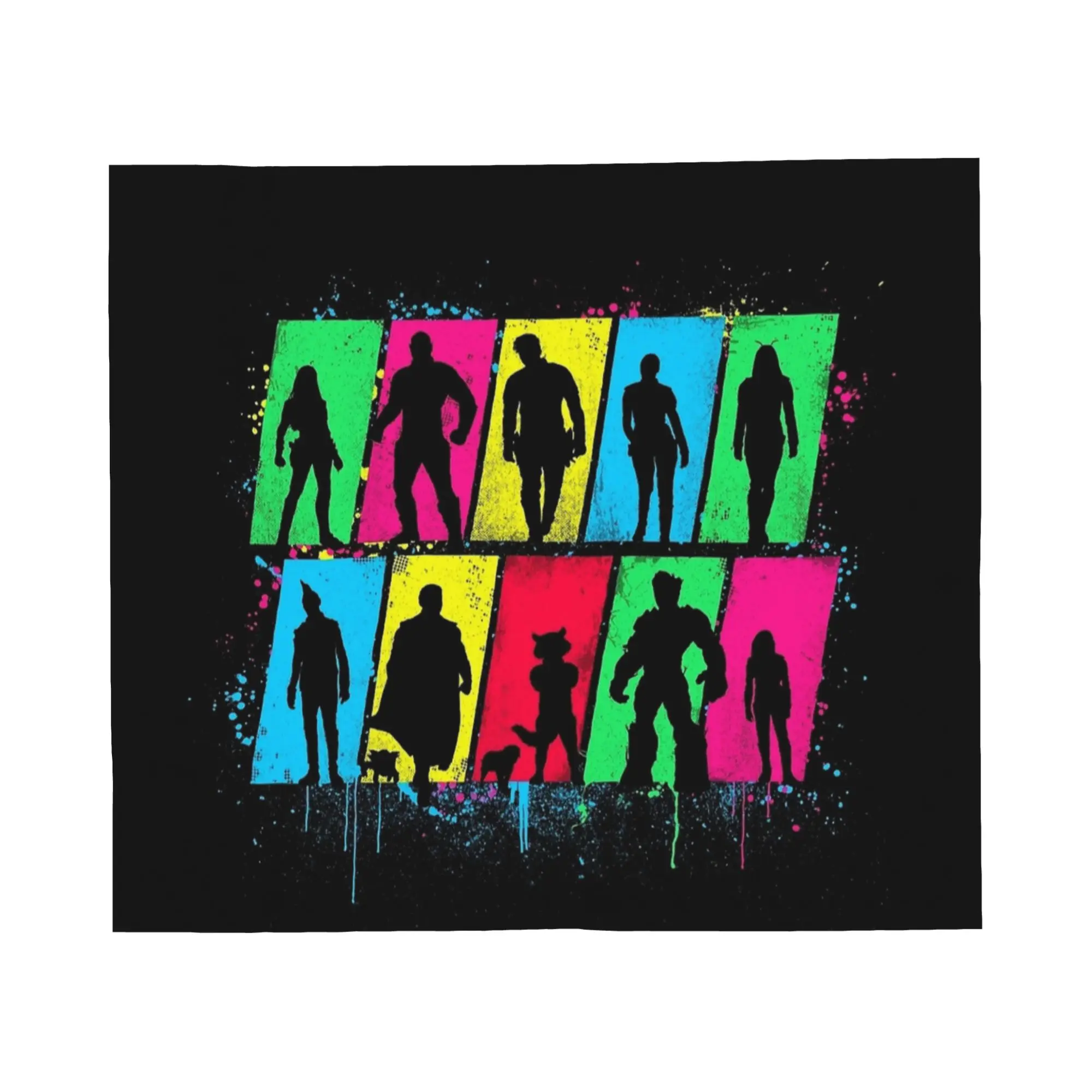 الحارس النفوس حراس المجرة المجلد 3 البطانيات الصوف المنسوجات ديكور رمي بطانية للأريكة في الهواء الطلق أفخم رقيقة لحاف #2