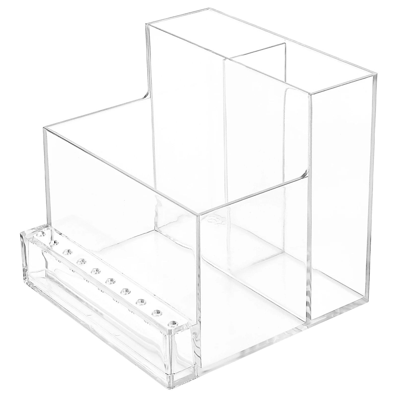 ที่จัดเก็บอุปกรณ์ทำเล็บ 3 ชั้น สำหรับเก็บหัวเจียรเล็บ กล่องเก็บของบนโต๊ะ กล่องโชว์อุปกรณ์ขัด