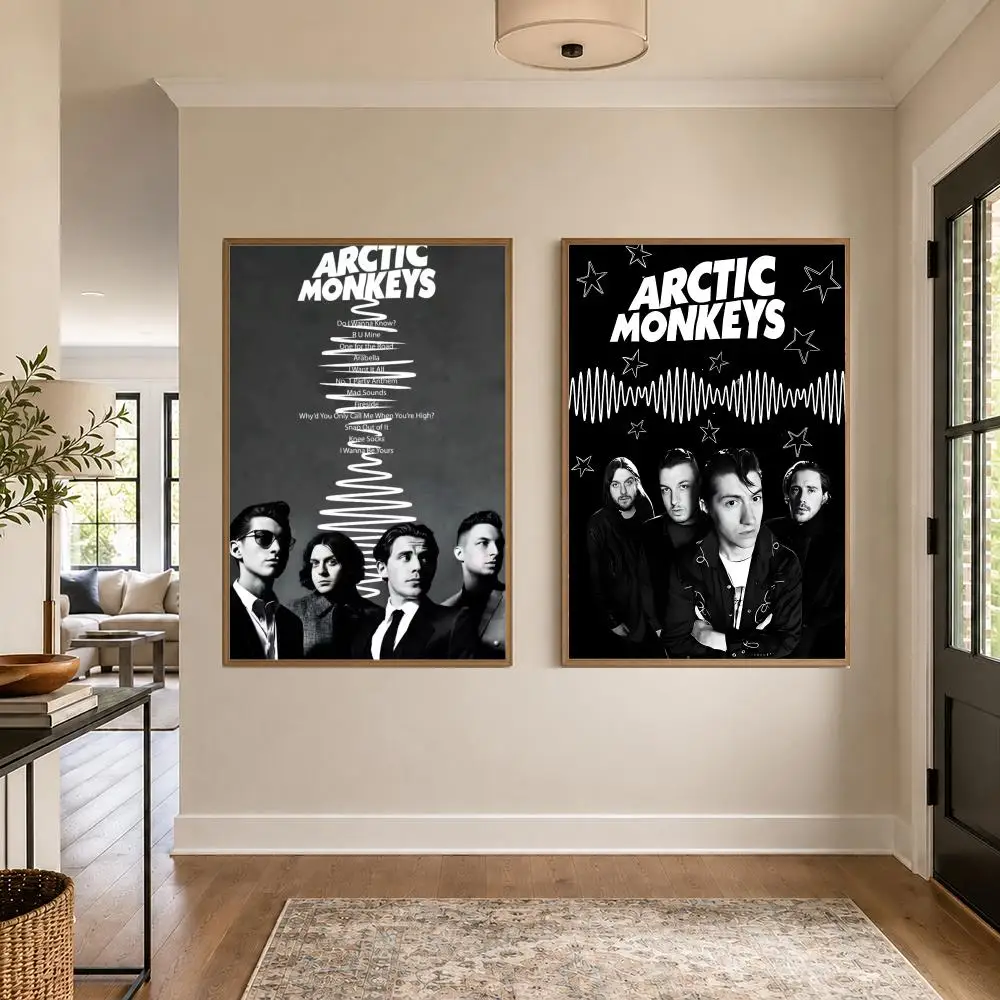 Band A-Arctic Monkeys Poster Graphic Wall Art Poster HD Waterproof PP Paper Print for Bedroom Living Room Office Decor Gift
