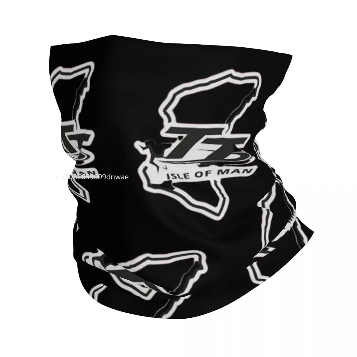 Eiland Man Tt Motorrace Bandana Nek Cover Bedrukte Bivakmutsen Wrap Sjaal Warme Hoofdband Rijden Unisex Volwassen Winter Fietsen