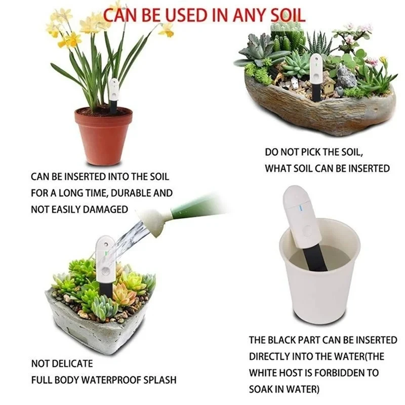 Bodenfeuchte sensor tragbarer Pflanzen detektor Gartenpflege Pflanzen Feuchtigkeit messer