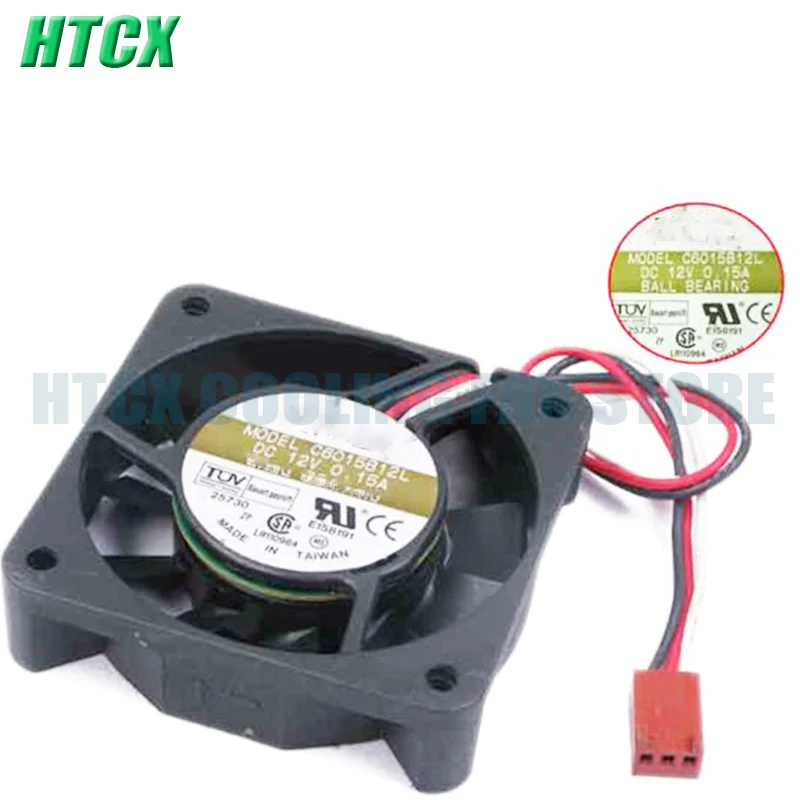 New 6015 C6015B12L DC12V 0.15A CPU Cooling Fan 60 * 60 * 15mM